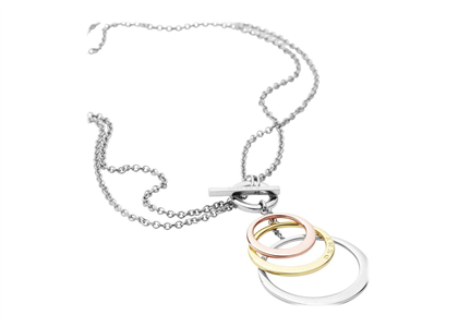 Three Tone Plated | Trilogy Pendants